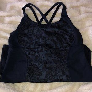 Lululemon Navy printed tank